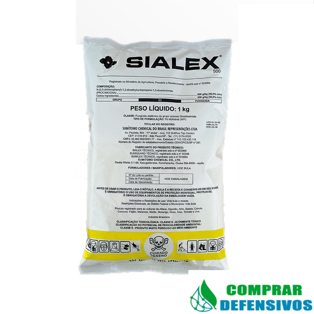 FUNGICIDA - BACTERIOSTÁTICO - SIALEX 1 KG