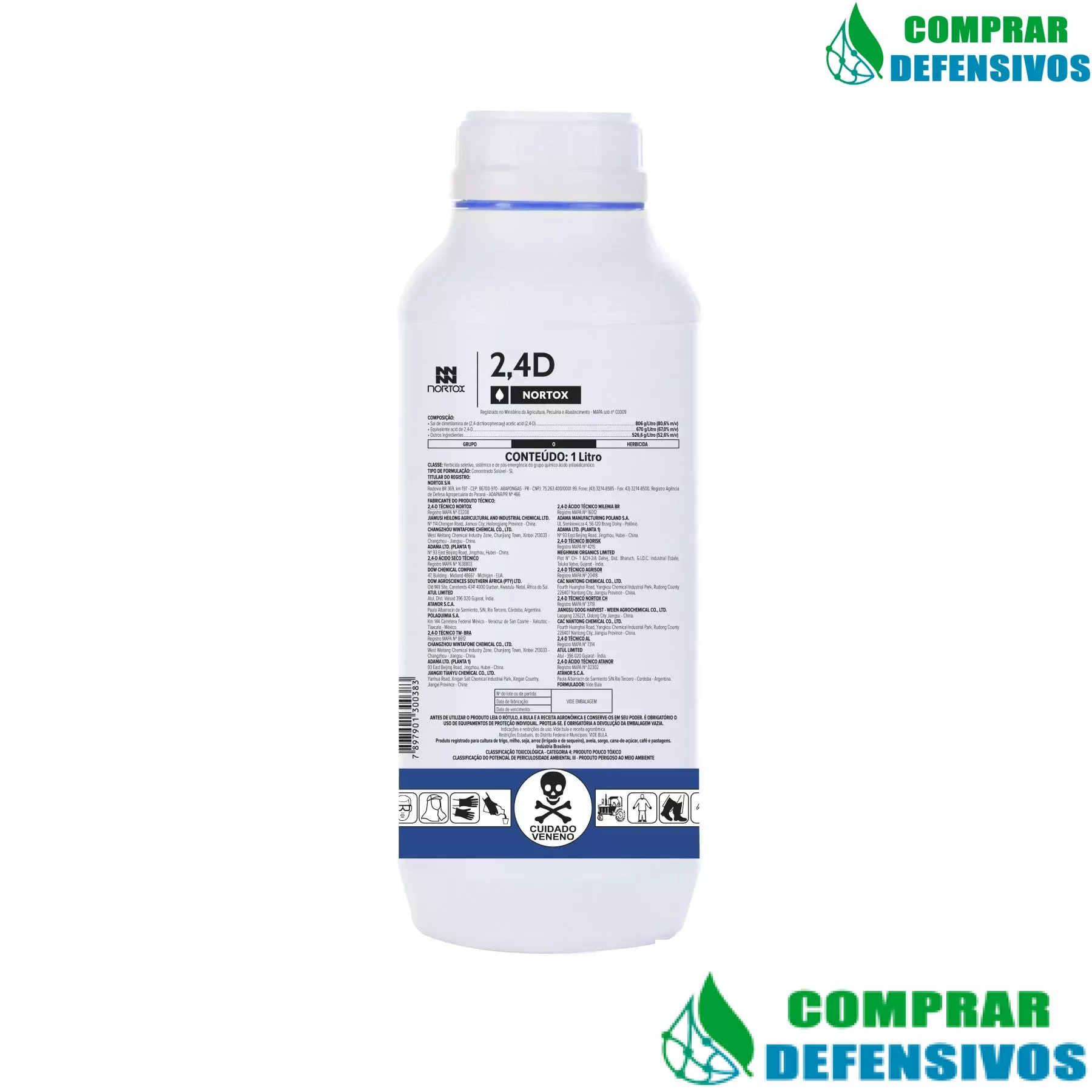 Herbicida 2,4 D NORTOX 1 LITRO